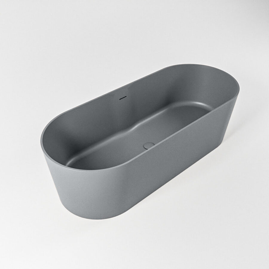 MONDIAZ NOBLE vrijstaand bad 180x75cm kleur Plata / Plata - Afbeelding 5