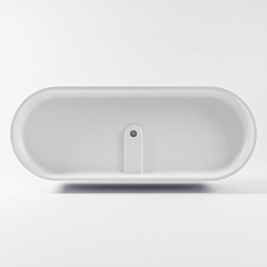 MONDIAZ NOBLE vrijstaand bad 180x75cm kleur Plata / Plata - Afbeelding 7