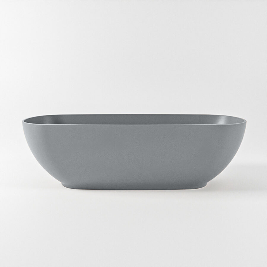 MONDIAZ ROCK vrijstaand bad 170x70cm kleur Plata / Plata - Afbeelding 9