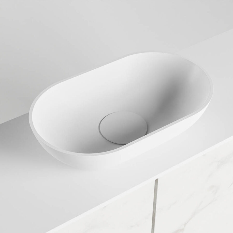 MONDIAZ FOWY toiletmeubel 120cm kleur Carrara. Waskom positie midden kleur talc | talc. Met 1 kraangat - Afbeelding 7