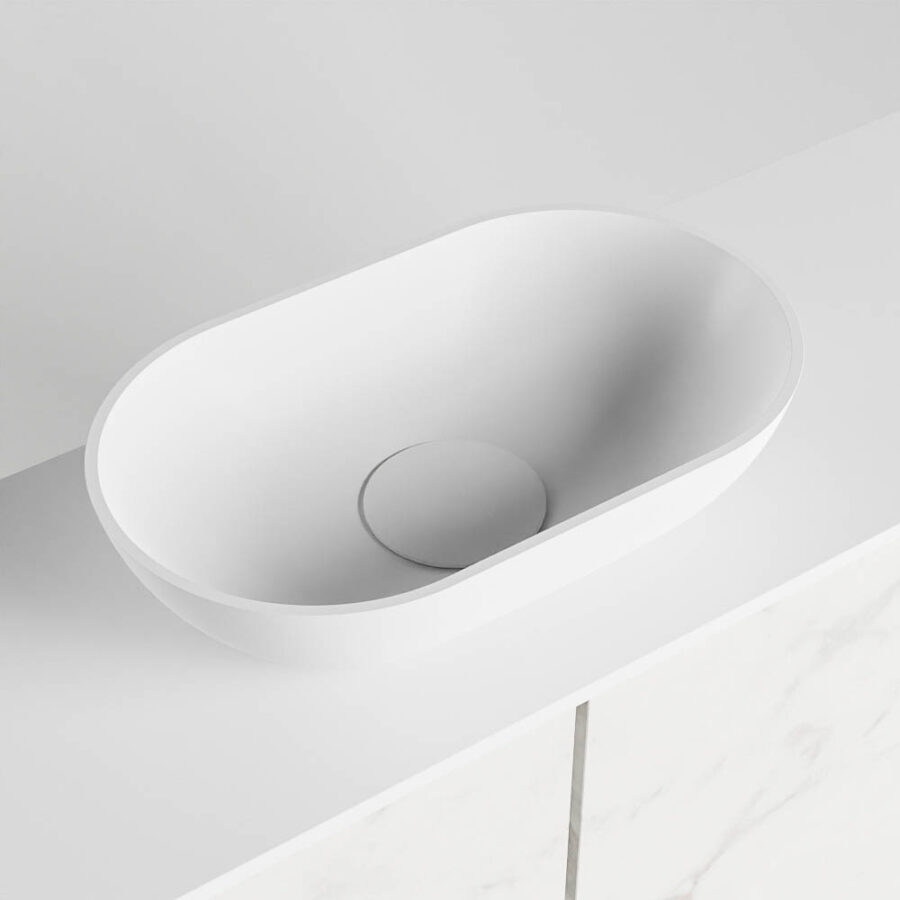 MONDIAZ FOWY toiletmeubel 120cm kleur Carrara. Waskom positie midden kleur talc | talc. Zonder kraangat - Afbeelding 7
