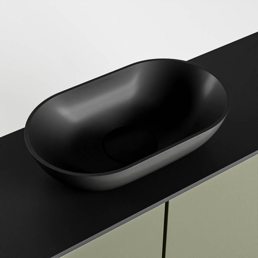 MONDIAZ FOWY toiletmeubel 120cm kleur army. Waskom positie midden kleur urban | urban. Zonder kraangat - Afbeelding 7