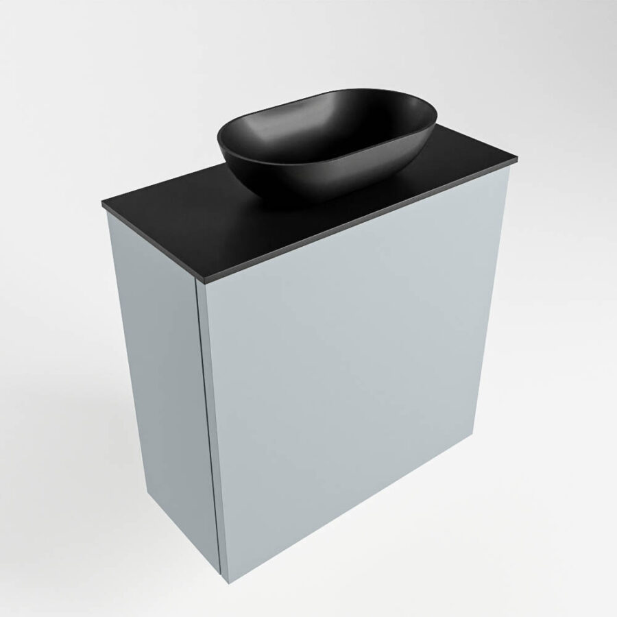 MONDIAZ FOWY toiletmeubel 50cm kleur clay. Waskom positie midden kleur urban | urban. Zonder kraangat - Afbeelding 4