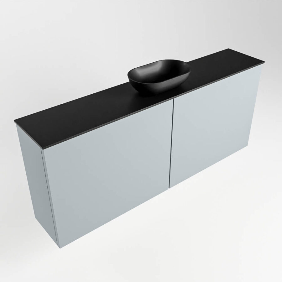 MONDIAZ FOWY toiletmeubel 120cm kleur clay. Waskom positie midden kleur urban | urban. Met 1 kraangat - Afbeelding 4