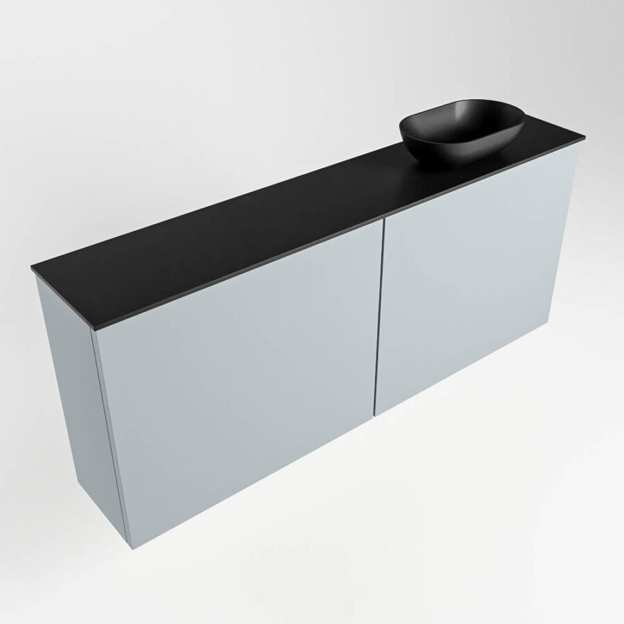 MONDIAZ FOWY toiletmeubel 120cm kleur clay. Waskom positie rechts kleur urban | urban. Zonder kraangat - Afbeelding 4