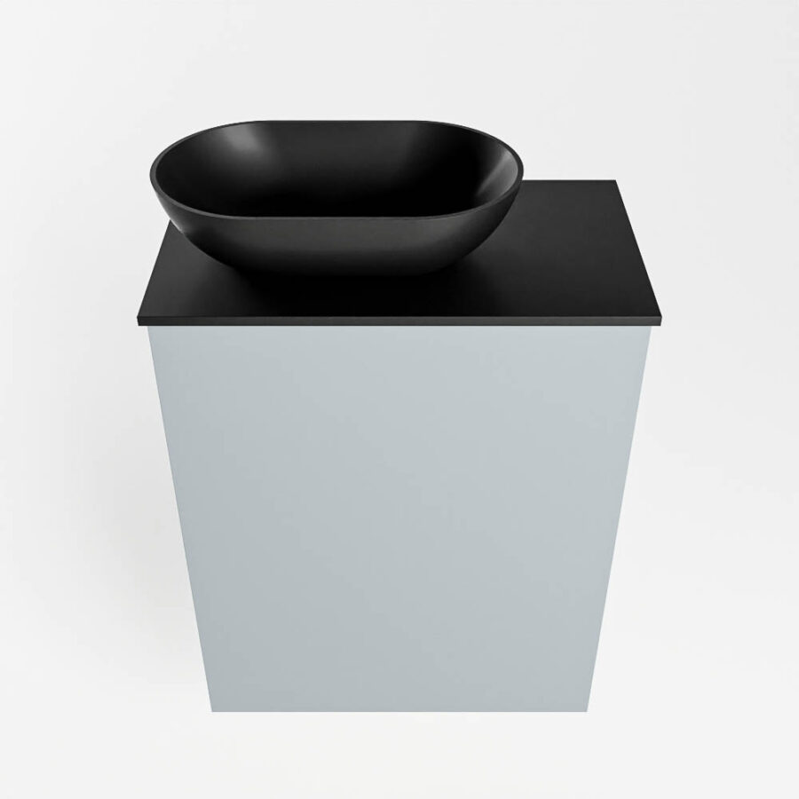 MONDIAZ FOWY toiletmeubel 40cm kleur clay. Waskom positie links kleur urban | urban. Met 1 kraangat - Afbeelding 5