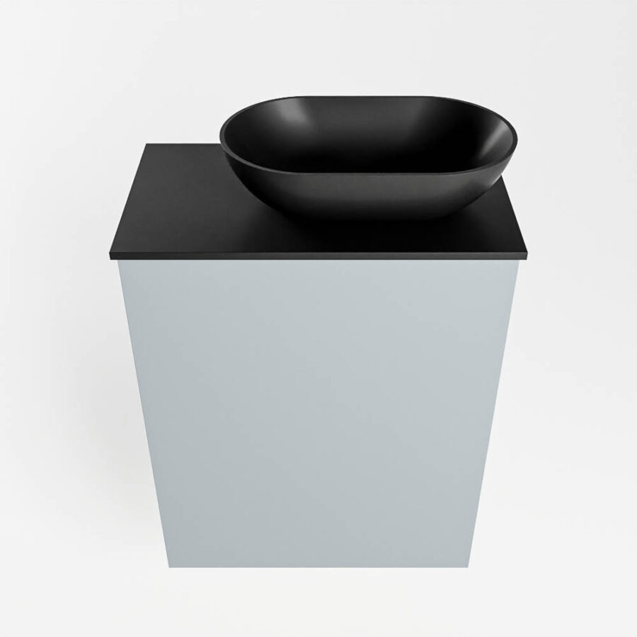 MONDIAZ FOWY toiletmeubel 40cm kleur clay. Waskom positie rechts kleur urban | urban. Met 1 kraangat - Afbeelding 5