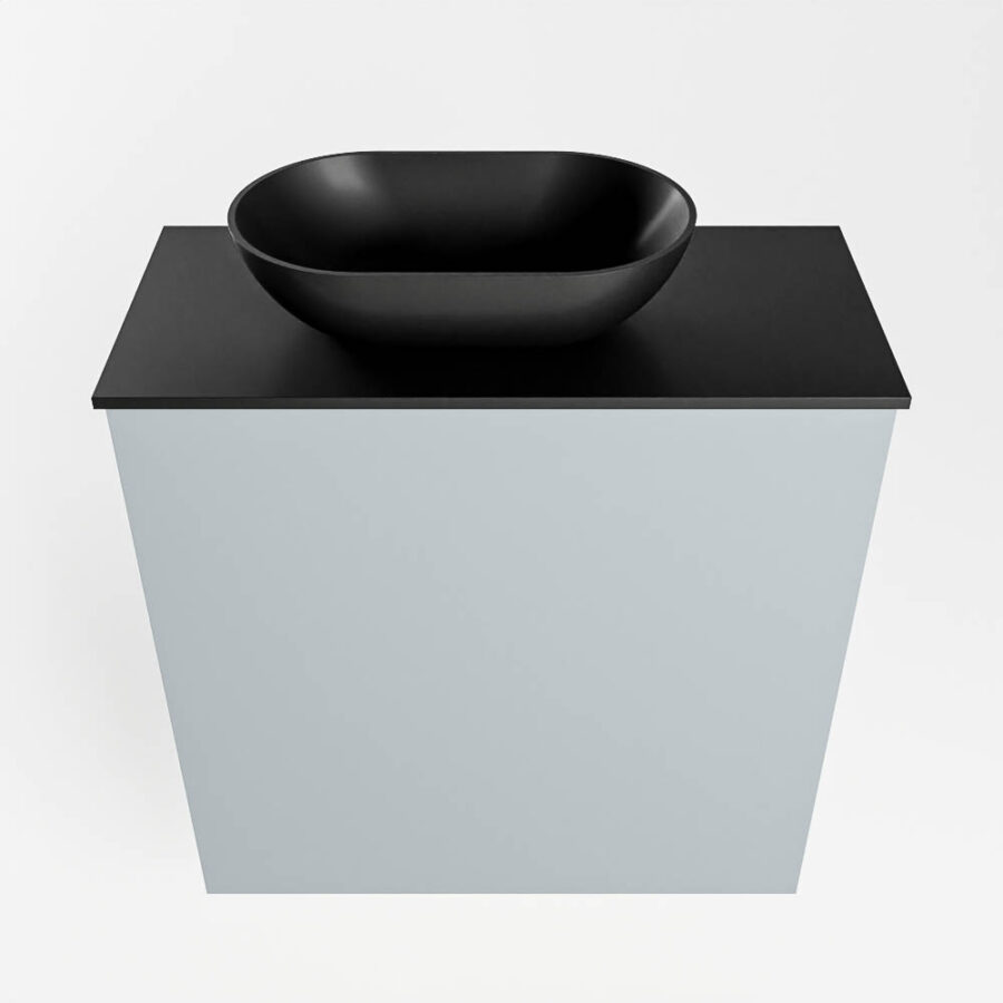 MONDIAZ FOWY toiletmeubel 50cm kleur clay. Waskom positie links kleur urban | urban. Met 1 kraangat - Afbeelding 5