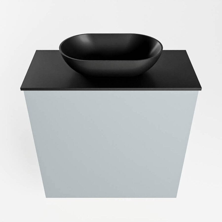 MONDIAZ FOWY toiletmeubel 50cm kleur clay. Waskom positie midden kleur urban | urban. Zonder kraangat - Afbeelding 5