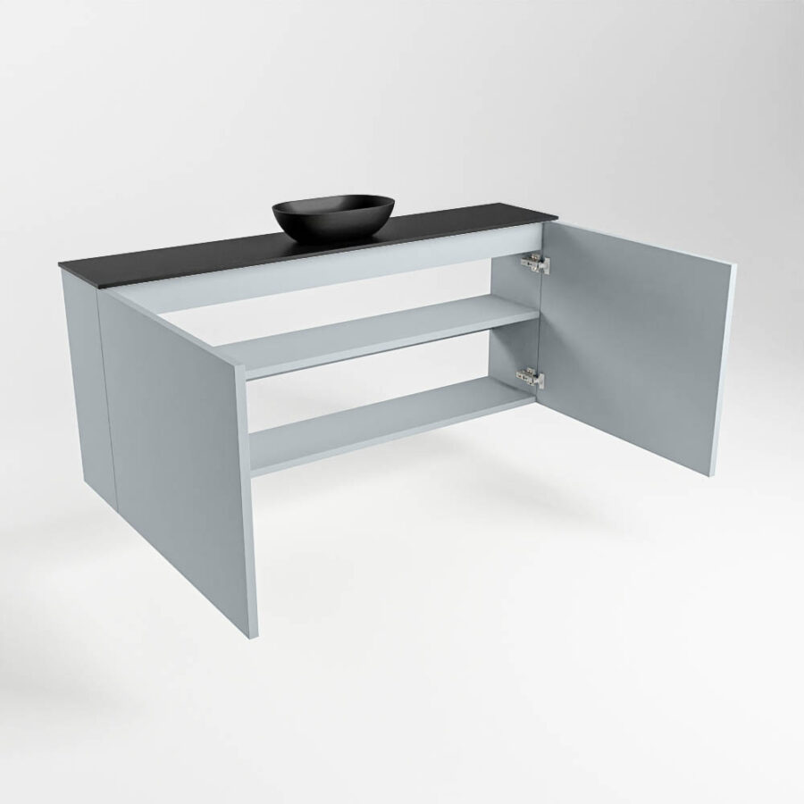 MONDIAZ FOWY toiletmeubel 120cm kleur clay. Waskom positie midden kleur urban | urban. Met 1 kraangat - Afbeelding 6
