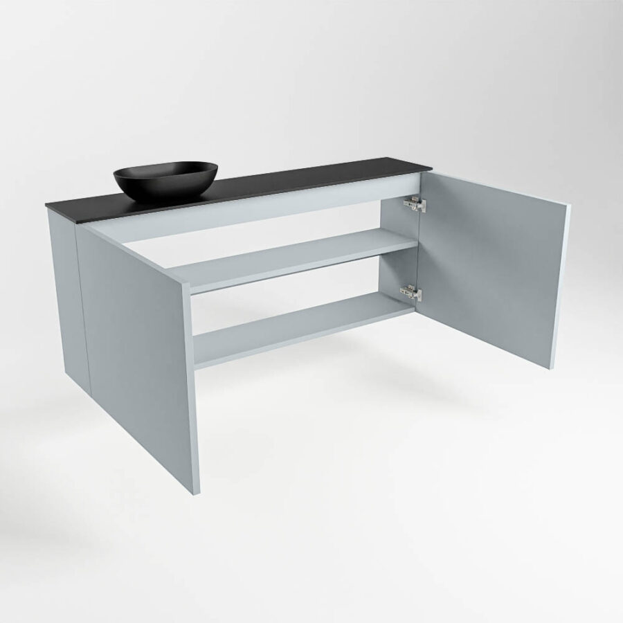 MONDIAZ FOWY toiletmeubel 120cm kleur clay. Waskom positie links kleur urban | urban. Met 1 kraangat - Afbeelding 6
