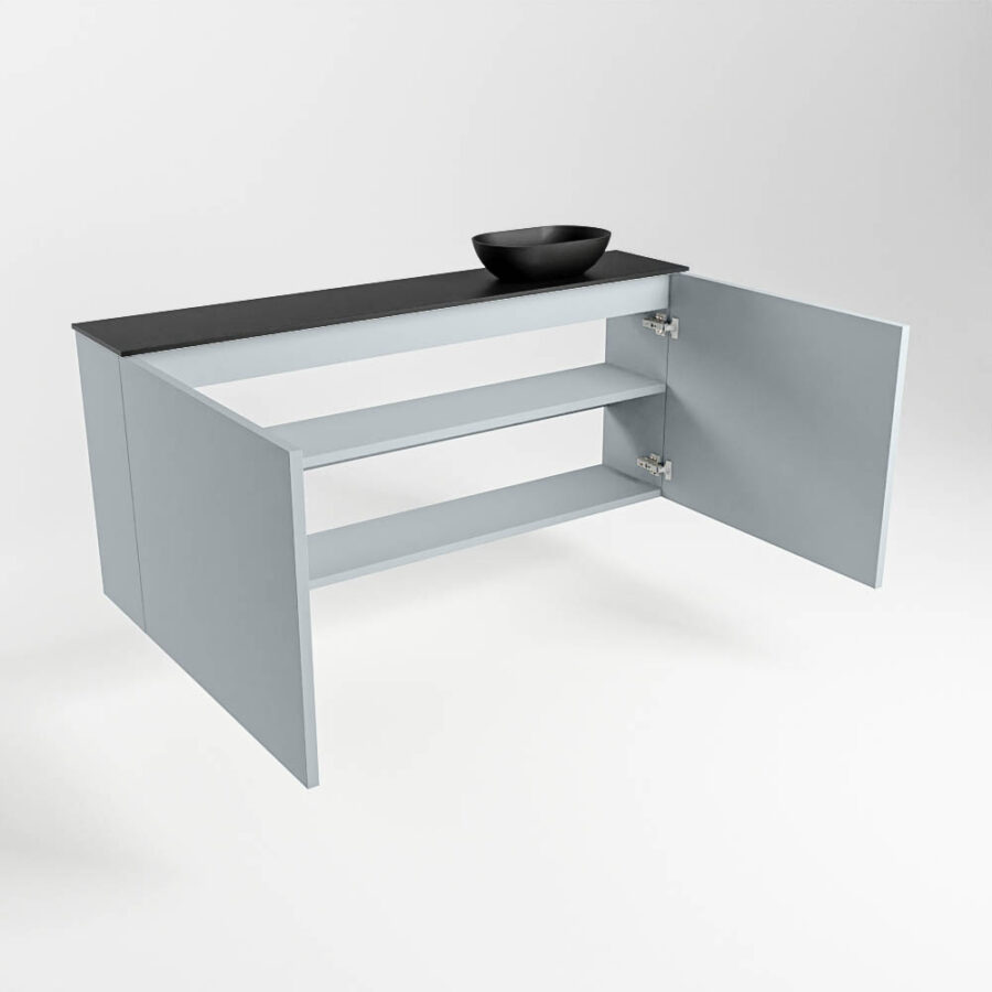 MONDIAZ FOWY toiletmeubel 120cm kleur clay. Waskom positie rechts kleur urban | urban. Met 1 kraangat - Afbeelding 6