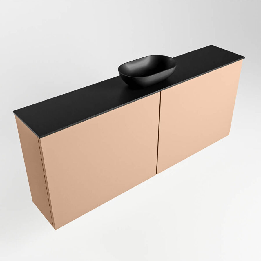 MONDIAZ FOWY toiletmeubel 120cm kleur rosee. Waskom positie midden kleur urban | urban. Met 1 kraangat - Afbeelding 4