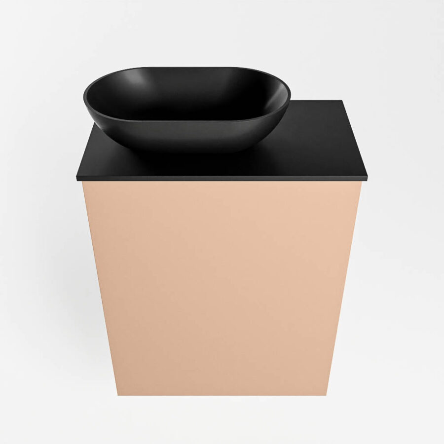 MONDIAZ FOWY toiletmeubel 40cm kleur rosee. Waskom positie links kleur urban | urban. Met 1 kraangat - Afbeelding 5