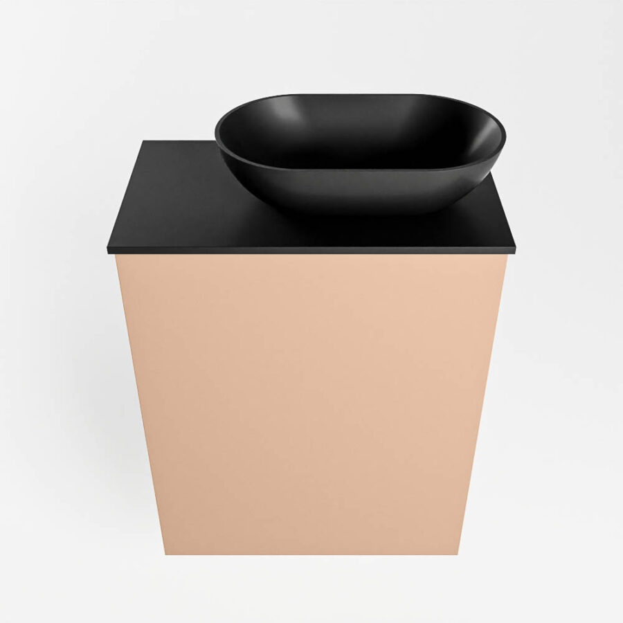 MONDIAZ FOWY toiletmeubel 40cm kleur rosee. Waskom positie rechts kleur urban | urban. Met 1 kraangat - Afbeelding 5