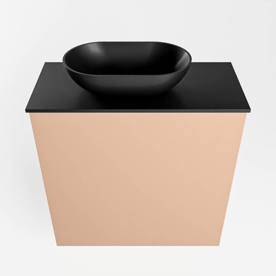 MONDIAZ FOWY toiletmeubel 50cm kleur rosee. Waskom positie links kleur urban | urban. Met 1 kraangat - Afbeelding 5
