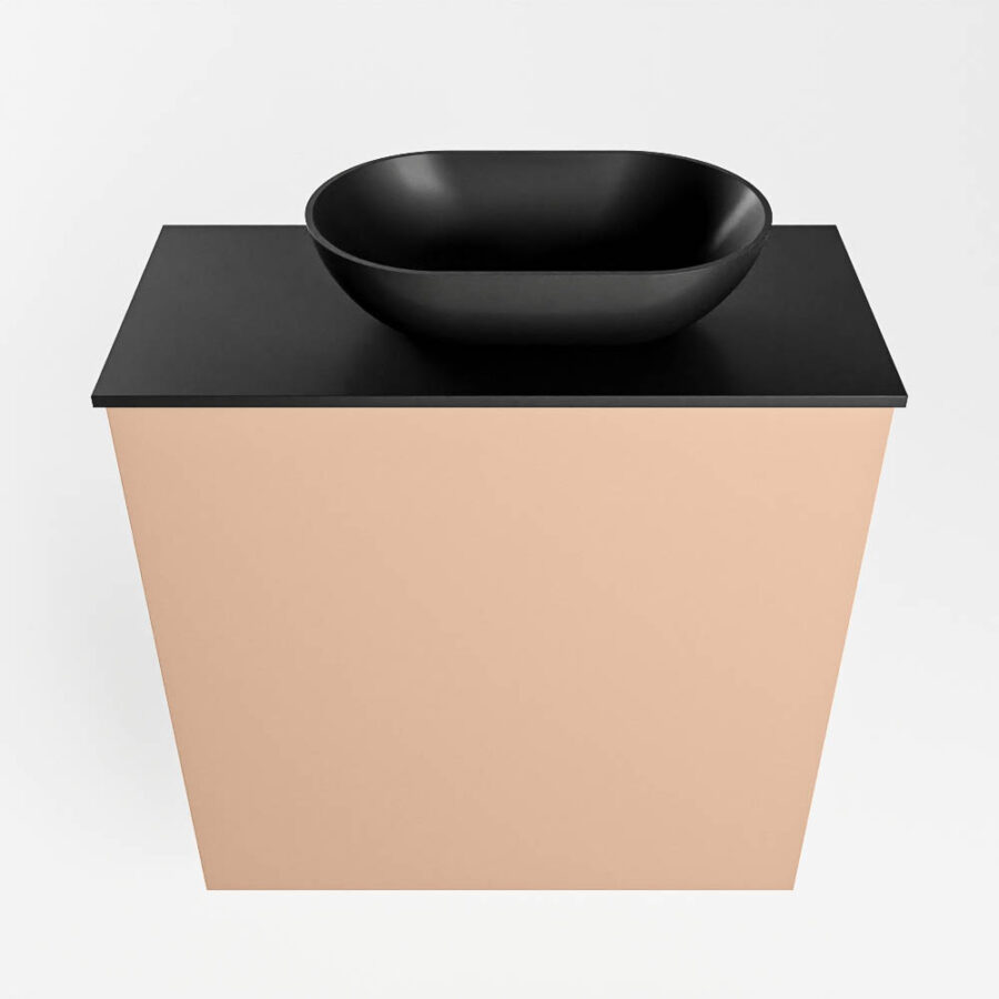 MONDIAZ FOWY toiletmeubel 50cm kleur rosee. Waskom positie rechts kleur urban | urban. Met 1 kraangat - Afbeelding 5