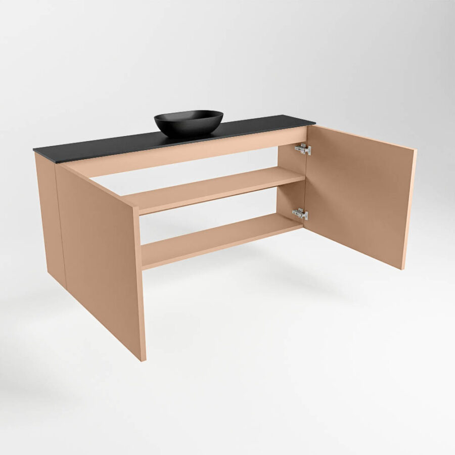 MONDIAZ FOWY toiletmeubel 120cm kleur rosee. Waskom positie midden kleur urban | urban. Met 1 kraangat - Afbeelding 6