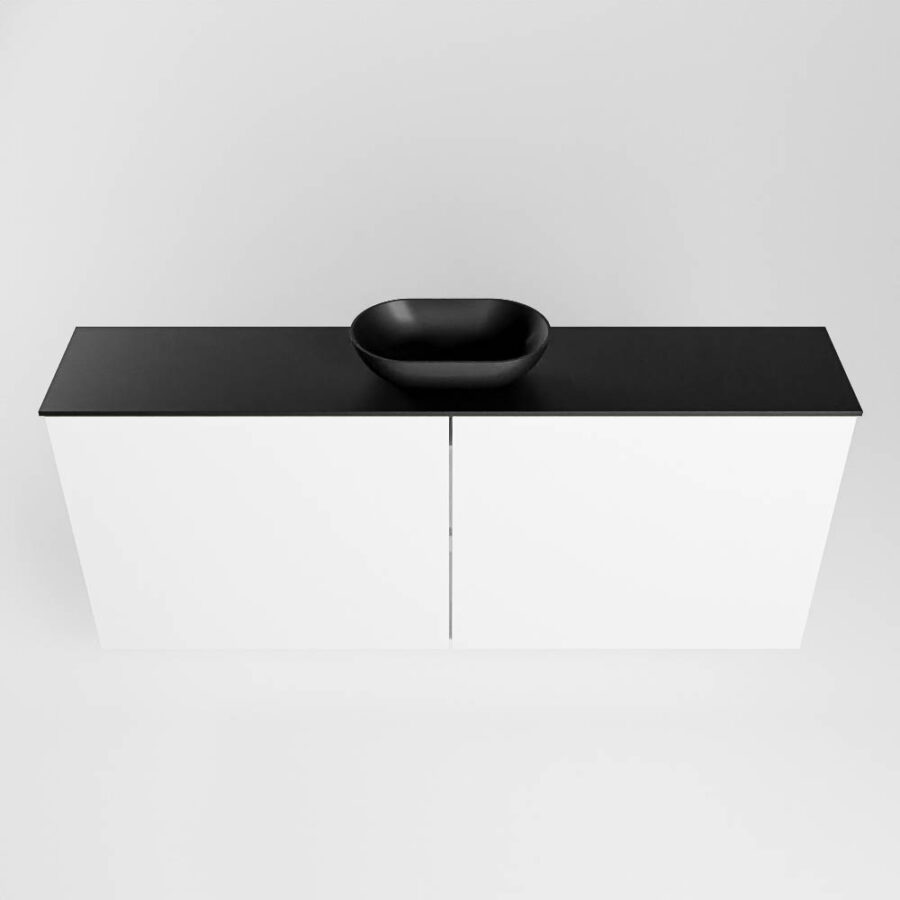 MONDIAZ FOWY toiletmeubel 120cm kleur talc. Waskom positie midden kleur urban | urban. Met 1 kraangat - Afbeelding 5