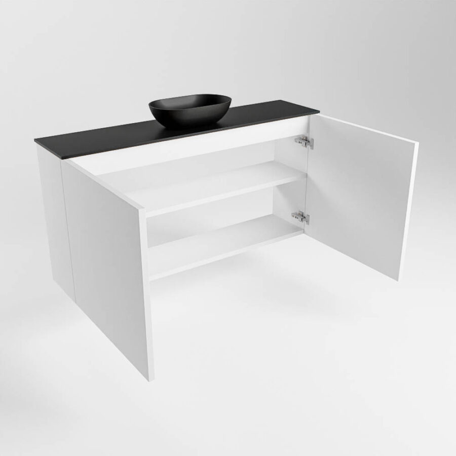 MONDIAZ FOWY toiletmeubel 100cm kleur talc. Waskom positie midden kleur urban | urban. Zonder kraangat - Afbeelding 6