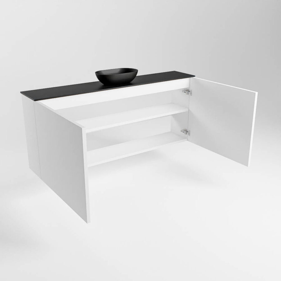 MONDIAZ FOWY toiletmeubel 120cm kleur talc. Waskom positie midden kleur urban | urban. Met 1 kraangat - Afbeelding 6
