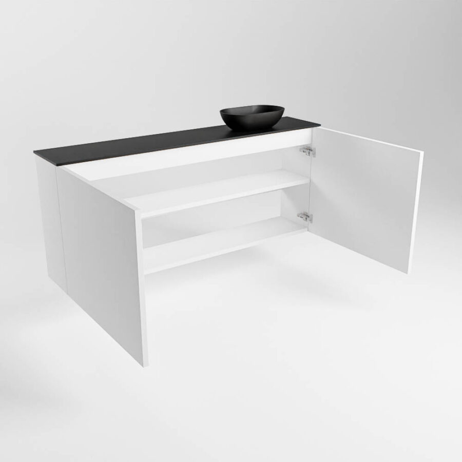 MONDIAZ FOWY toiletmeubel 120cm kleur talc. Waskom positie rechts kleur urban | urban. Met 1 kraangat - Afbeelding 6