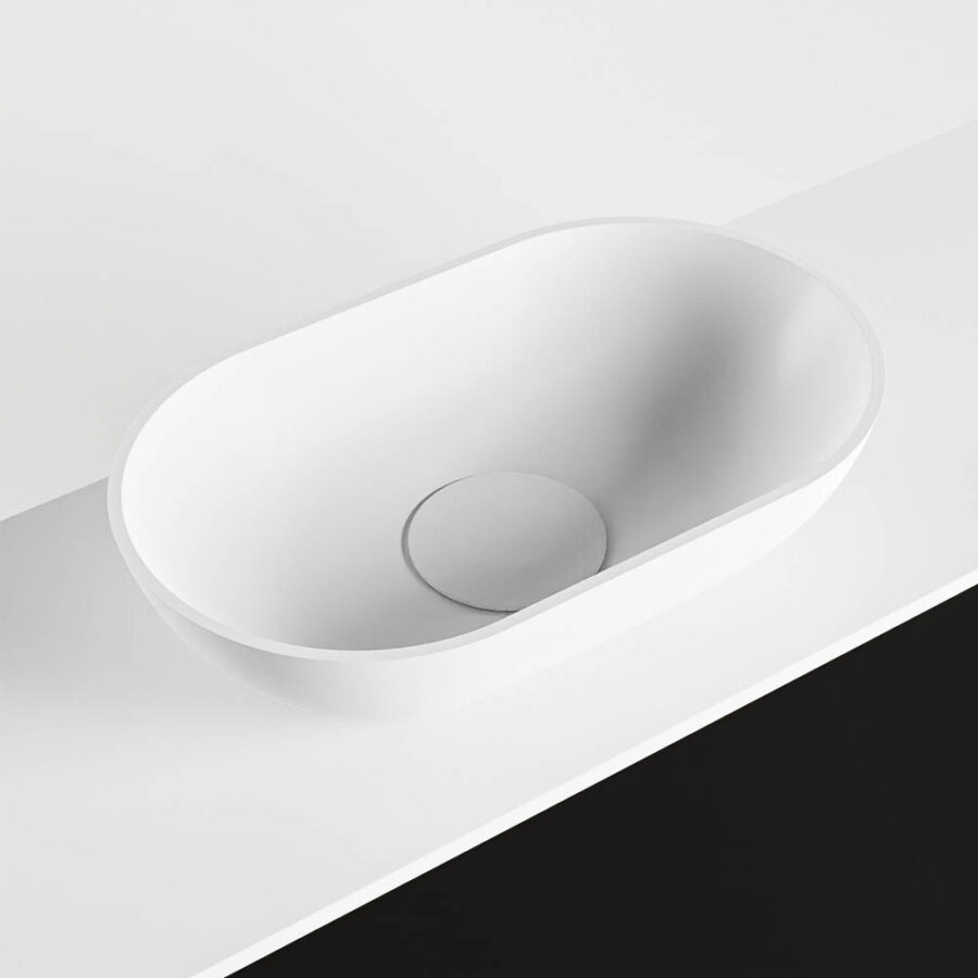 MONDIAZ FOWY toiletmeubel 100cm kleur urban. Waskom positie links kleur talc | talc. Met 1 kraangat - Afbeelding 7