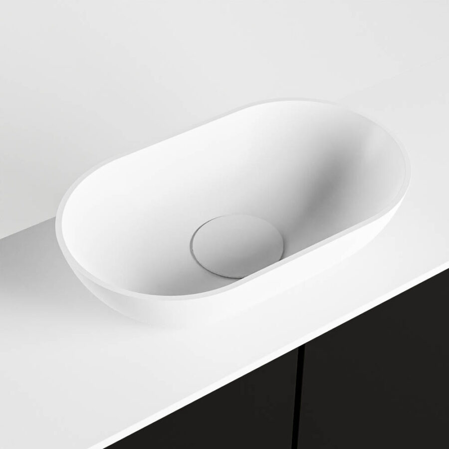 MONDIAZ FOWY toiletmeubel 120cm kleur urban. Waskom positie midden kleur talc | talc. Met 1 kraangat - Afbeelding 7