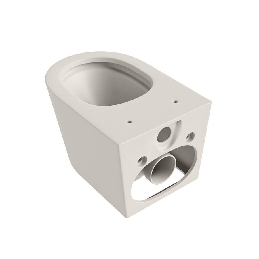 MONDIAZ LAVIE hangend toilet single fire rimless diepspoel Linen. - Afbeelding 3