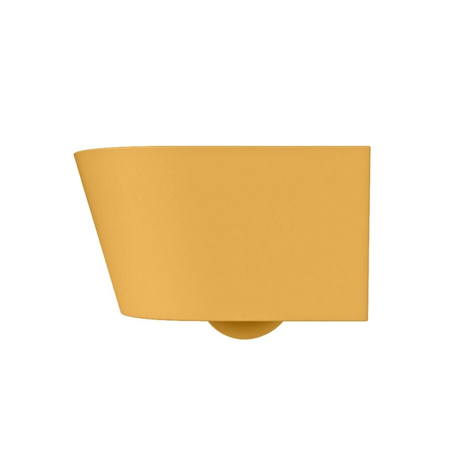 MONDIAZ LAVIE hangend toilet single fire rimless diepspoel Ocher. - Afbeelding 5