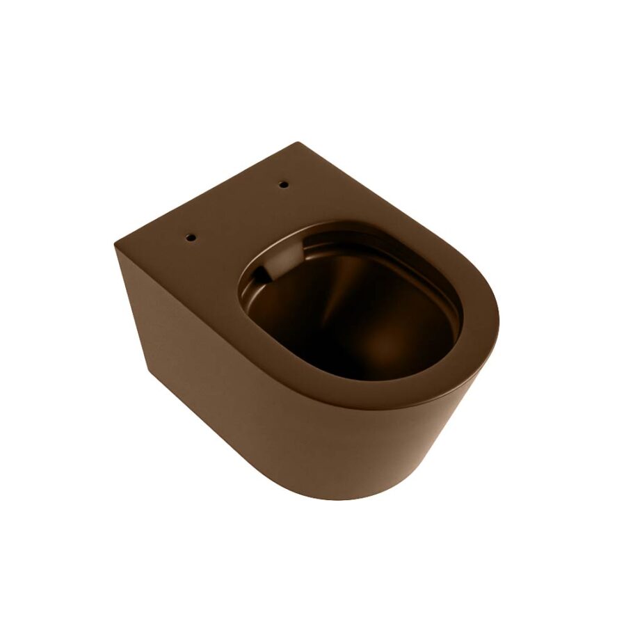 MONDIAZ LAVIE hangend toilet single fire rimless diepspoel Rust. - Afbeelding 6