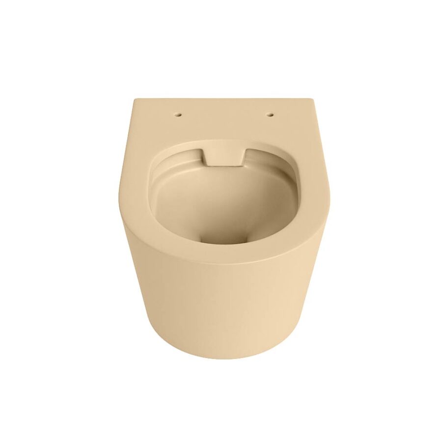 MONDIAZ LAVIE hangend toilet single fire rimless diepspoel Sand. - Afbeelding 2