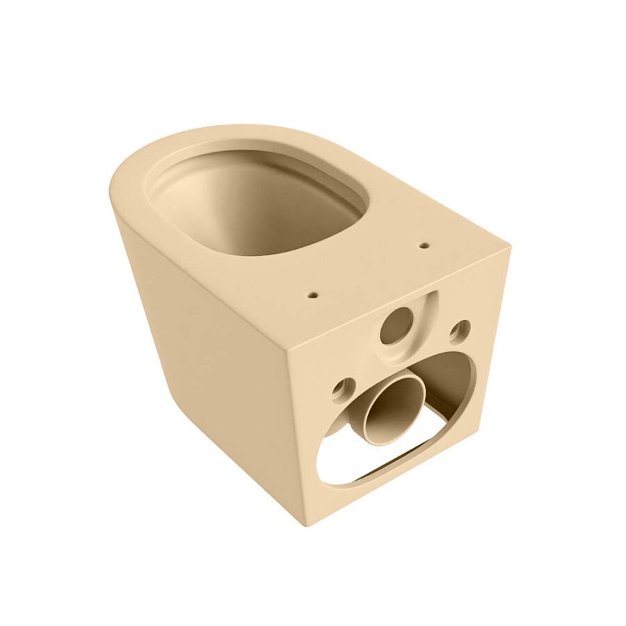 MONDIAZ LAVIE hangend toilet single fire rimless diepspoel Sand. - Afbeelding 3
