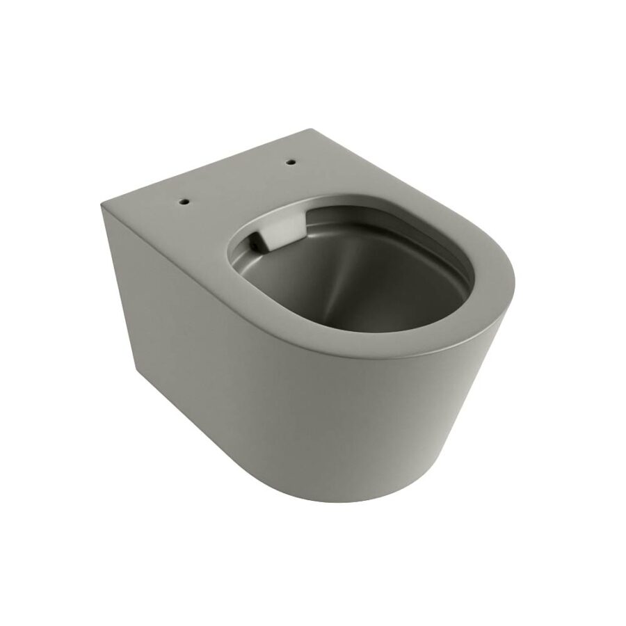 MONDIAZ LAVIE hangend toilet single fire rimless diepspoel Smoke.