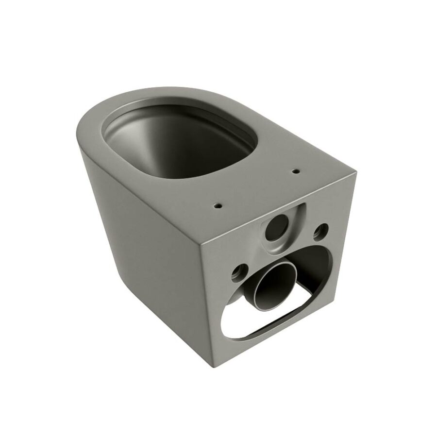MONDIAZ LAVIE hangend toilet single fire rimless diepspoel Smoke. - Afbeelding 3