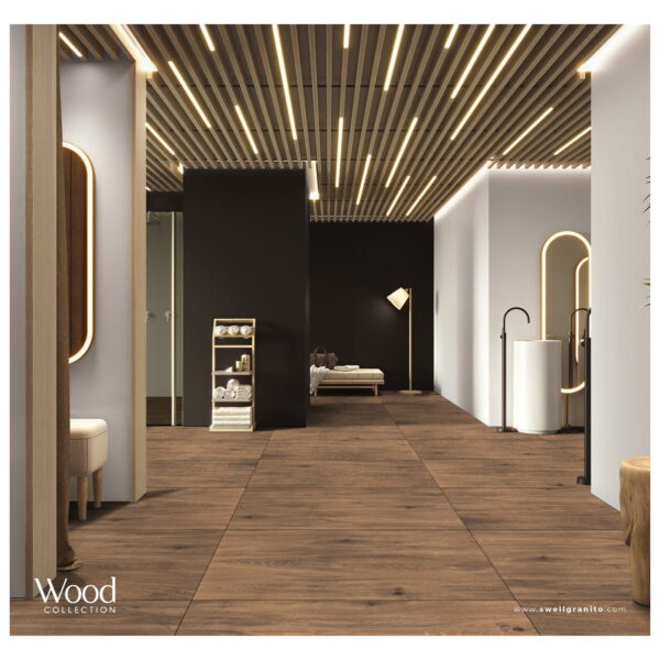 MAX - EARTH WOOD BROWN tegel - 600x1200MM