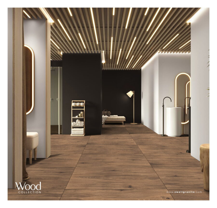 MAX - EARTH WOOD BROWN tegel - 600x1200MM
