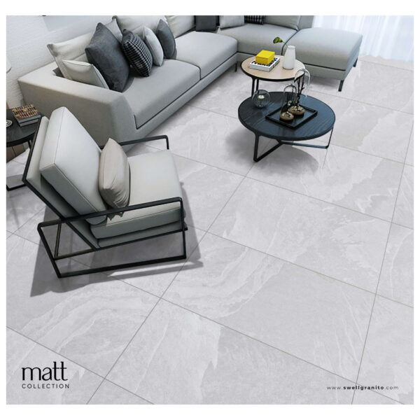 MAX - SLATESTONE BIANCO tegel - 600x1200MM