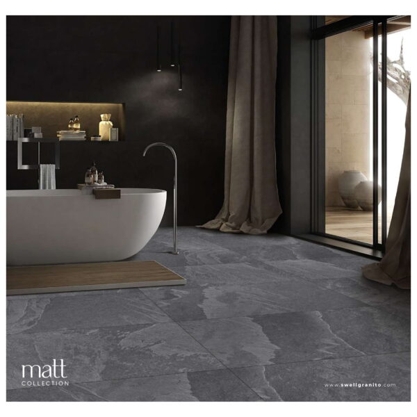 MAX - SLATESTONE NERO tegel - 600x1200MM