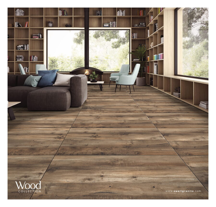 MAX - TEAK WOOD NATURAL tegel - 600x1200MM