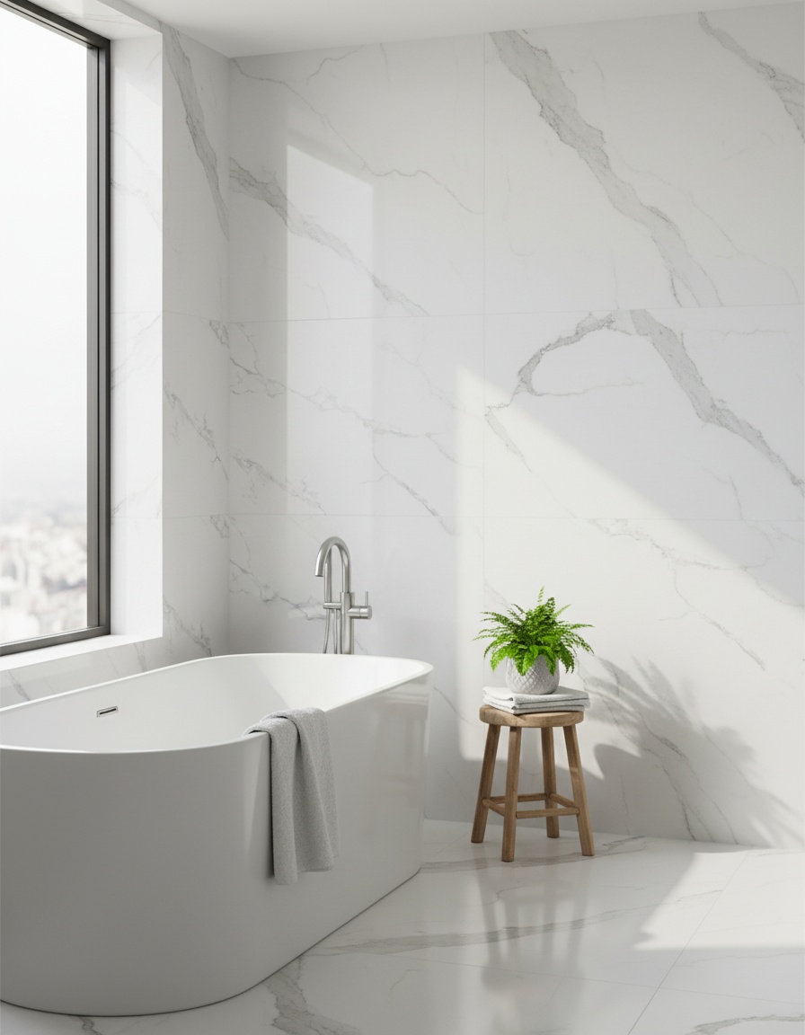 AB Finezza Bianco Natural 80X160 - Afbeelding 2