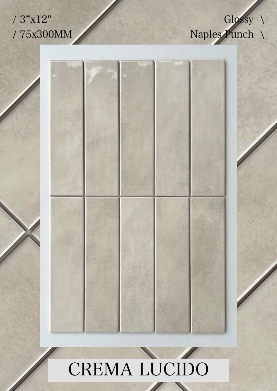 CERAMIC GLAZED TILES - CREMA LUCIDO