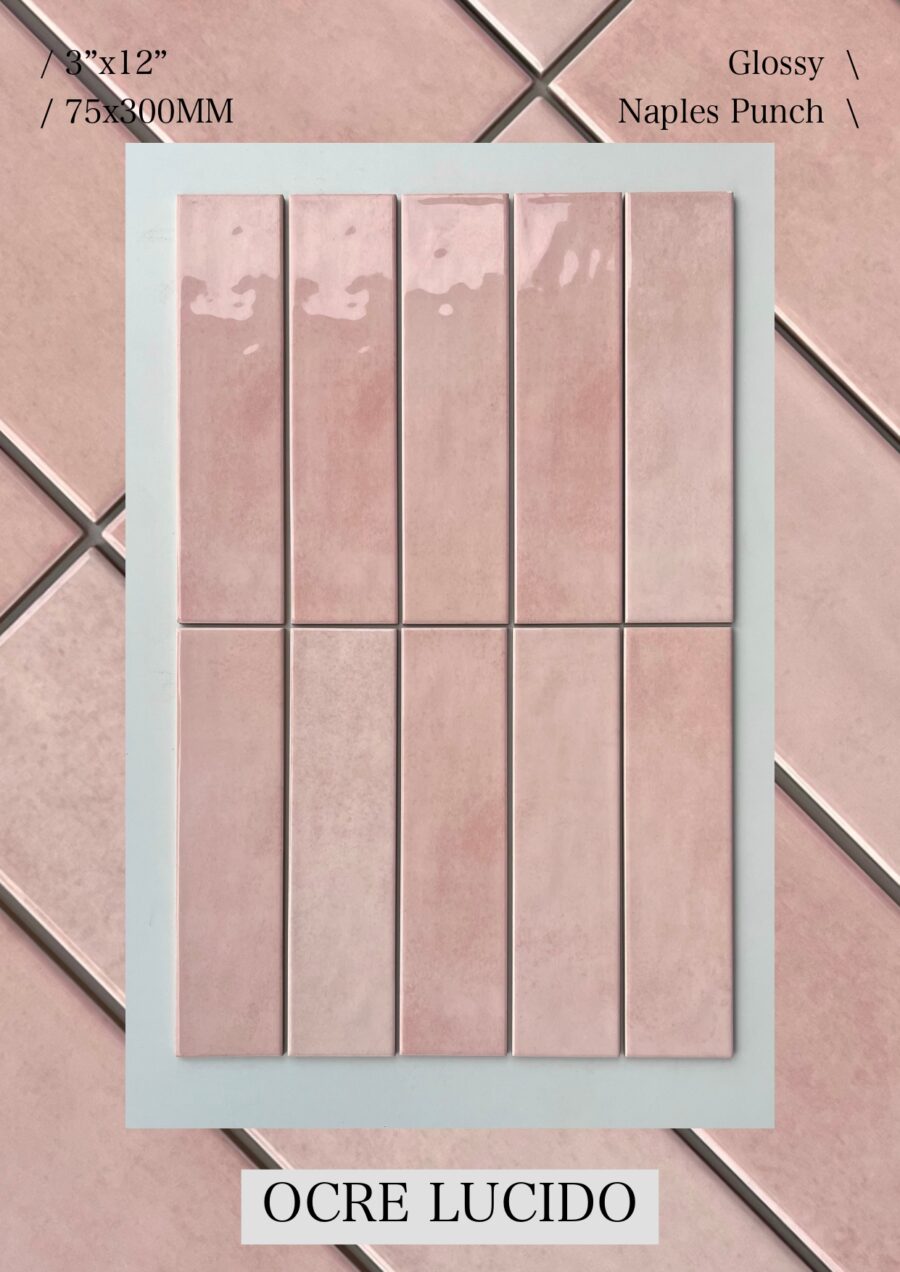 CERAMIC GLAZED TILES - OCRE LUCIDO