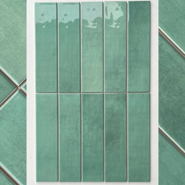 CERAMIC GLAZED TILES - VERDE LUCIDO