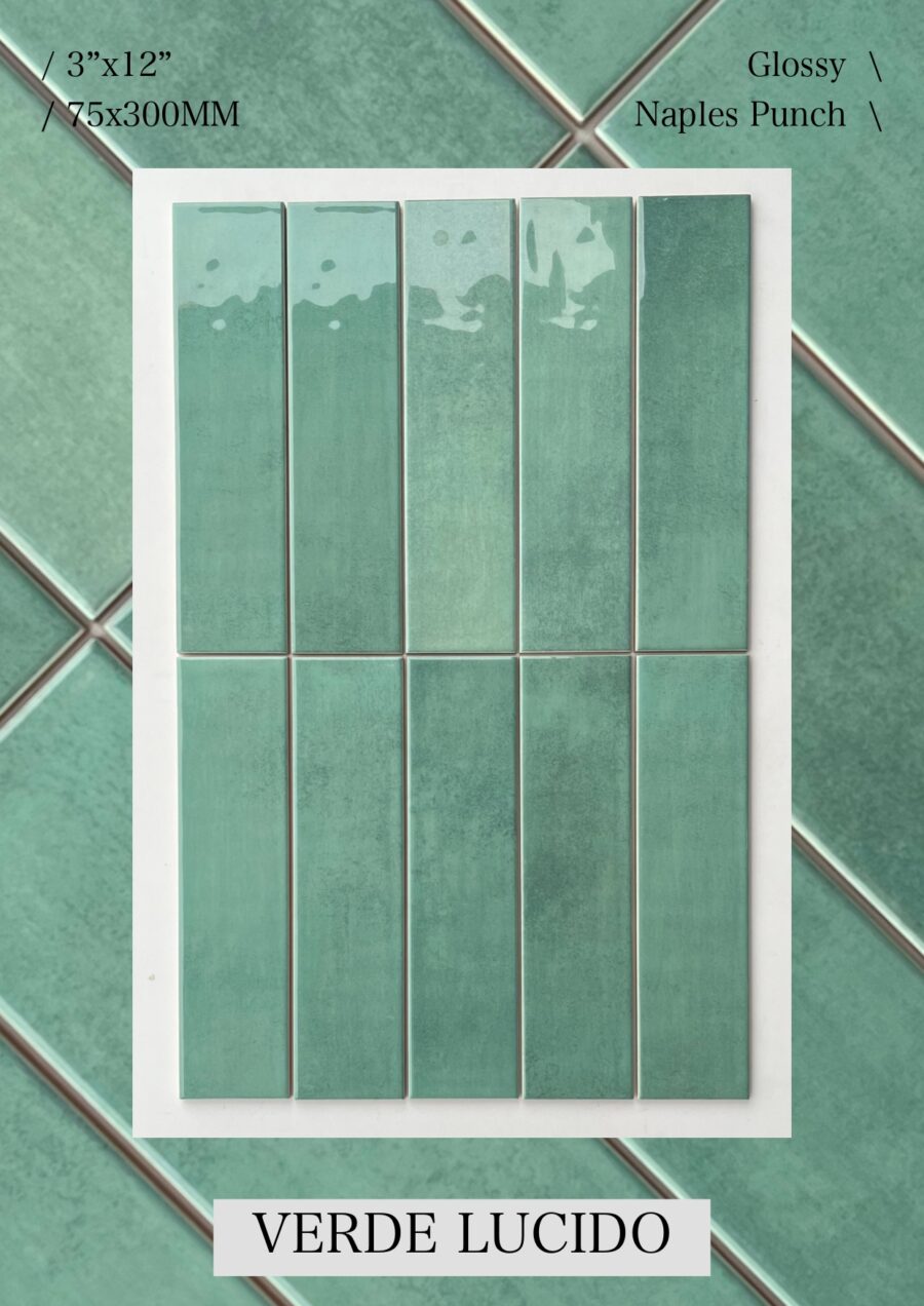 CERAMIC GLAZED TILES - VERDE LUCIDO