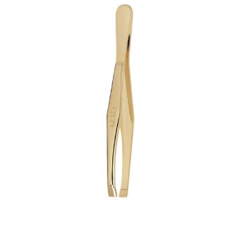 TWEEZERS straight tip gold 1 unit