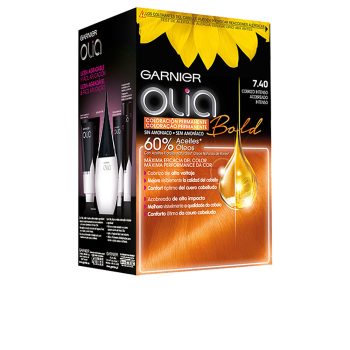 OLIA Permanent Ammonia-Free Hair Color #7.40 - Intense Copper