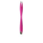 Beter DUPLY Double-ended Fine/Oblique Tweezers #fuchsia 1 pcs
