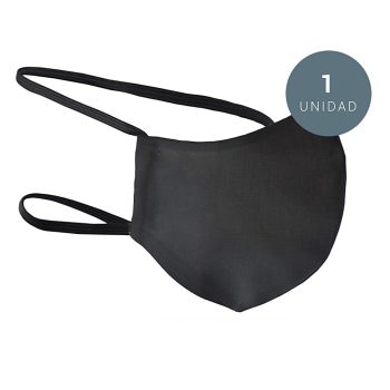 R40 ADULTO máscara protectora higiénica 40 usos #negra 1 pz