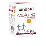 Amlsport COLÁGENO CON MAGNESIO + VIT.C sabor fresa 20 sticks